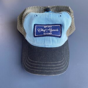 Light Blue and Grey Soft Mesh Hat